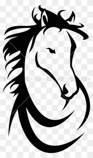 Jpg Bronco Drawing Stallion - Horse Clipart