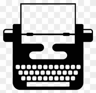 Typewriter Icon Transparent Background Clipart