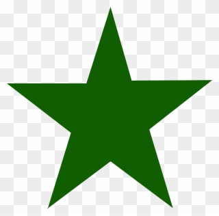 The Green Star - Star Green Clipart