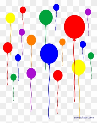 Vector Free Download Birthday Party Balloons Clipart - Party Clipart Transparent Background - Png Download