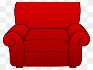 Furniture Clipart Cartoon - Comfy Chair Clipart Png Transparent Png