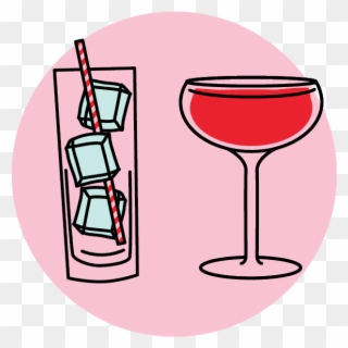 We Offer Cocktail Catering Too - Wine Glass Clipart
