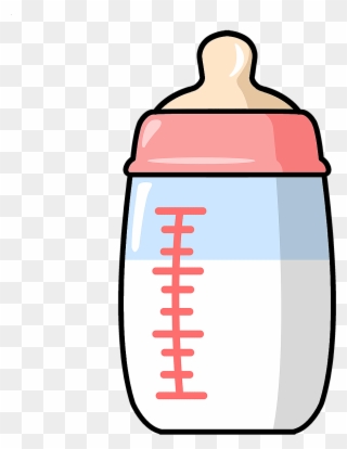 Bottles Infant Transprent Png Free - Baby Milk Bottle Cartoon Clipart