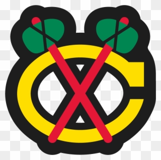 Blackhawks Logo Cliparts - Chicago Blackhawks Secondary Logo - Png Download