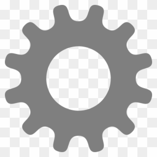 Gear Computer Icons Drawing Silhouette Art - Cog Png Clipart