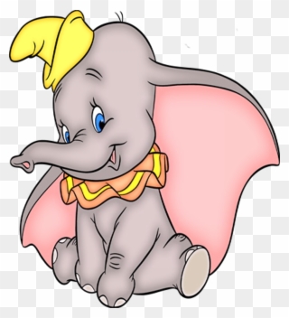 Baby Elephant Dumbo Clip Art Images Gallery - Dumbo L Éléphant Dessin Anime - Png Download