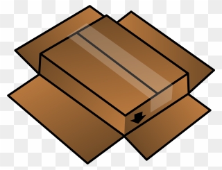 Cardboard Boxes Upside Down Clipart