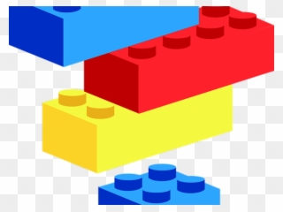 Plastic Clipart Plastic Block - 3 Lego Bricks - Png Download