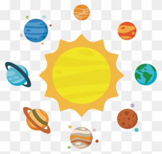Clip Art - Solar System Planets Clipart - Png Download