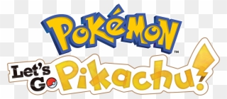 Pokémon Let's Go Pikachu And Eevee - Pokemon Let's Go Pikachu Logo Clipart