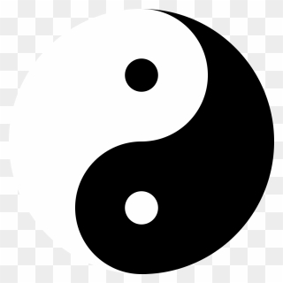 Yin Yang Clipart - Png Download