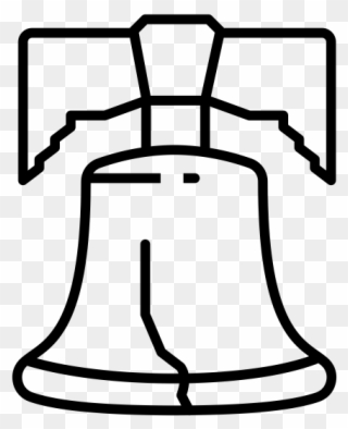 Liberty Bell Rubber Stamp - Liberty Bell Clipart