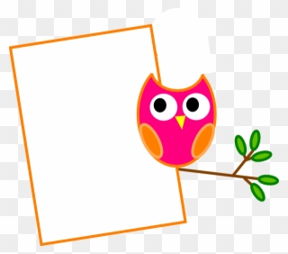 Orange Owl 2 Clip Art At Clker Com Vector Clip Art - Clip Art - Png Download