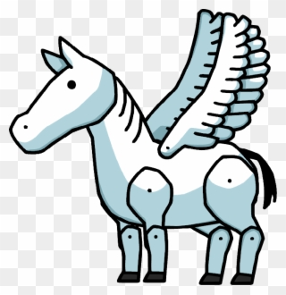 Pegasus Clipart Roman - Scribblenauts Horse Png Transparent Png