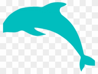 Dolphin Clipart Blue Dolphin - Jumping Dolphin Clip Art - Png Download