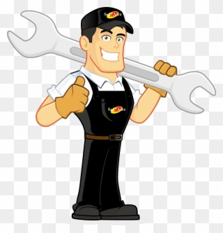 Sol*aire Heating Products Logo - Mechanic Cartoon Clipart
