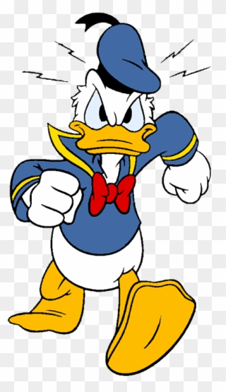 I Got Tagged By @pizzawolf20 To Come Up With Three - Donald Duck Angry Face Clipart
