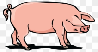 Hog Huge Freebie Download For Powerpoint - Pig Pork Clipart - Png Download
