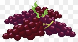 Grape Food Public Domain Computer Icons Document - Bunch Of Grapes Clipart - Png Download