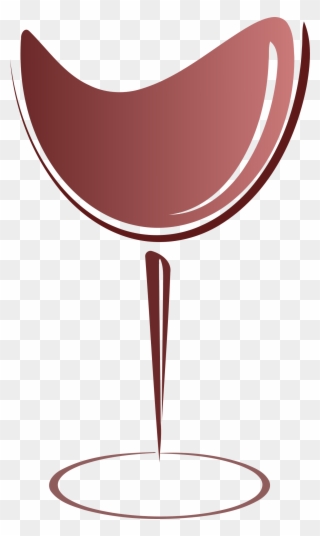 Big Image - Abstract Wine Glass Clipart