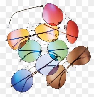 Sunglass Lens Color Guide - Sunglasses Clipart