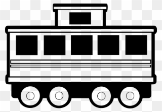 Rail Transport Passenger Car Train Railroad Car Steam - Train Car Clipart - Png Download