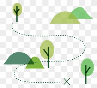 Design Kit Roadmap - Green Roadmap Clipart