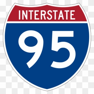 Open - Interstate 95 Sign Clipart