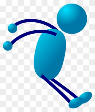 Related Posts For Pretty Blue Man Clipart Welding Illustrations - Stick Man Running - Png Download