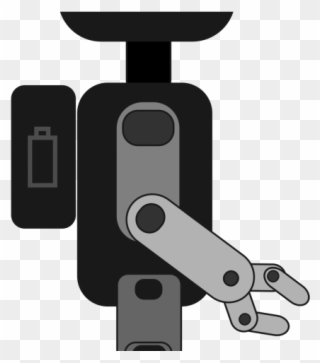 Robots Clipart Black And White - Robotica Mobile E Umanoide - Png Download