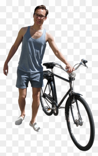 Free Png Images - People In Bike Png Clipart