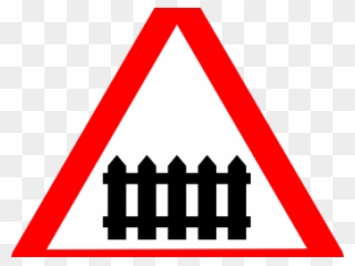 Railroad Clipart Train Track - Level Crossing Road Signs - Png Download