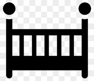 Baby Crib Stamp - Cradle Clipart