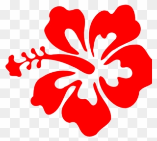 Hibiscus Clipart Red Hawaiian Flower - Hibiscus Clip Art - Png Download