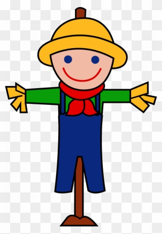 Cute Scarecrow Clip Art - Png Download