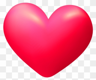 3d Heart Transparent - Heart Clipart