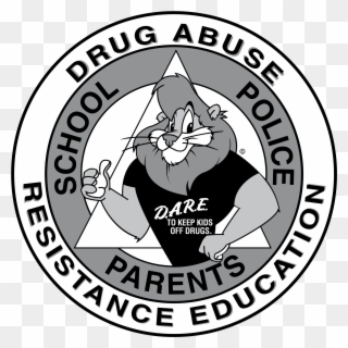 Abuse Resistance Education Logo Png Transparent Svg - Dare Lion Clipart