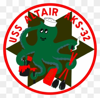 Uss Altair Insignia, 1958 (nh 65167 Kn) - 接地 标志 Clipart