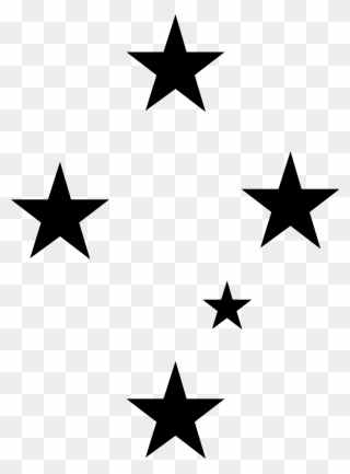 Open - Southern Cross Star Pattern Clipart
