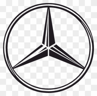 Mercedes Benz Stern Clipart - Stiker Mercedes Benz - Png Download