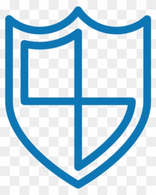 Key Achievements Icons Blue Shield - Emblem Clipart