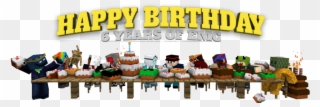 Minecraft Happy Birthday Images Event Emc Birthday - Minecraft Happy Birthday Png Clipart