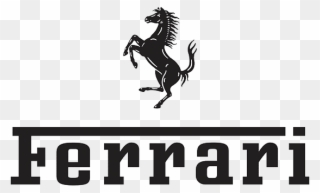 Supercar Hire Uk Ferrari Lamborghini Aston Martin & - Ferrari Black And White Logo Clipart