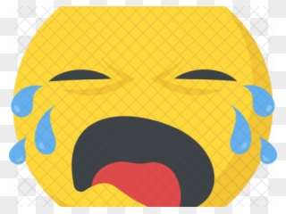 Crying Emoji Clipart Emoji Png - Illustration Transparent Png