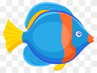 Drawn Sandwich Cartoon Fish - Fish Cartoon Vector Png Clipart