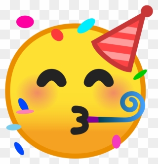 Noto Emoji Pie 1f973 - Android Emojis Clipart