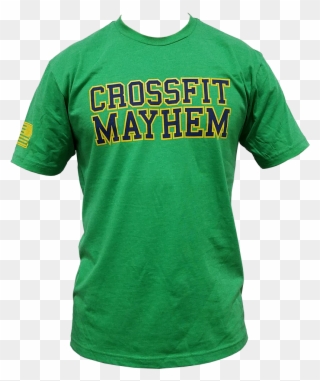 Cf Mayhem Game Day Tee-green - Active Shirt Clipart