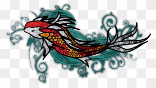 Koi - Illustration Clipart