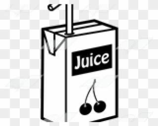 Straw Clipart Juice Carton - Png Download