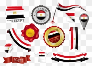 Free Png Download Egyptian Flag And National Emblem - علم مصر فكتور Clipart